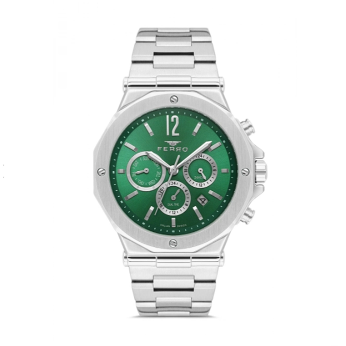 MONTRE FERRO HOMME M.FONCTION ACIER